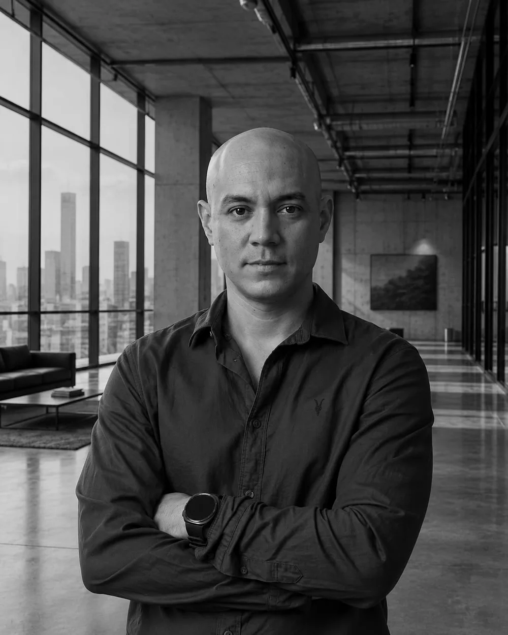 Portrait of Saúl Valdez, Co-Founder of PanAmerican Engineering Solutions